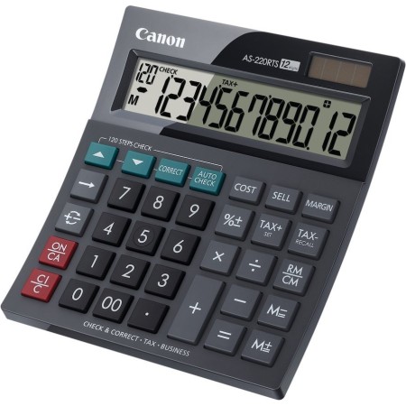 Canon AS-220RTS calculator Desktop Display Black