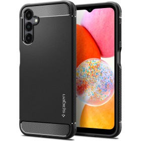 Introducing the Samsung Galaxy A14 2023 Rugged Armor Case Matte Black, the perfect companion for your phone, designed to provide