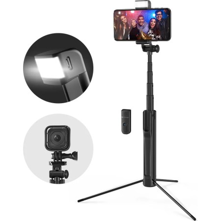 Blitzwolf BW-BS8 Selfie Stick Tripod Led Lamp