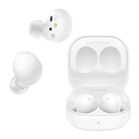 Introducing the Samsung Galaxy Buds FE R400 in a pristine White color, now available at Best Buy Cyprus.