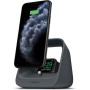 Spigen S316 Apple 2-in-1 iPhone & Apple Watch Stand – Charcoal