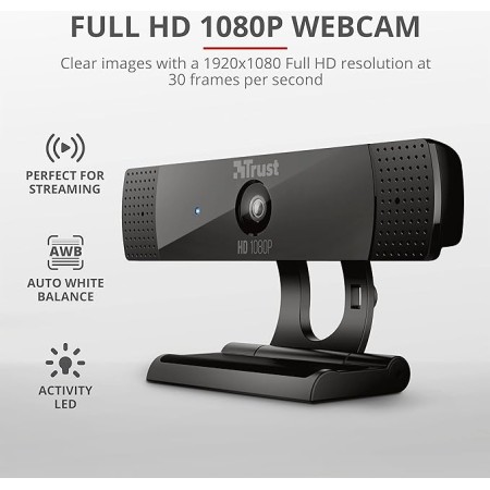 Buy Trust GXT 1160 Vero Streaming Webcam Online Best Buy Cyprus