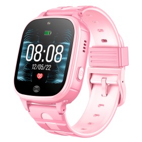 Enhance your child's safety and connectivity with the Forever Smartwatch GPS WiFi Kids See Me 2 KW-310 in a vibrant Pink color, 