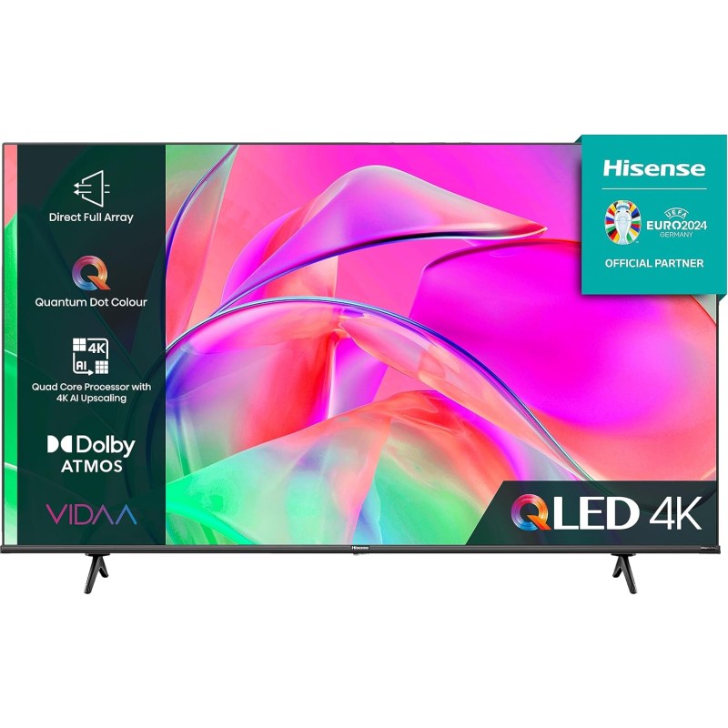 TV HISENSE 55E7KQ Dobly Vision (QLED - 55'' - 140 cm - 4K Ultra HD - Smart  TV')