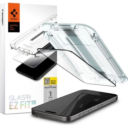 Spigen GLAS.tR ez Fit FC Apple iPhone 15 Pro Max Black