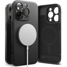 The Ringke Onyx Magnetic MagSafe Case in Black for the Apple iPhone 15 Pro Max is a premium accessory designed to provide except