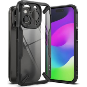 The Ringke Fusion-X case in Black for the Apple iPhone 15 Pro Max is a rugged and stylish accessory designed to protect your dev