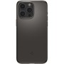 The SPIGEN Thin Fit case for the Apple iPhone 15 Pro Max in Gunmetal is a sleek and minimalistic protective case that is designe