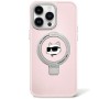 Karl Lagerfeld iPhone 15 Pro Max Pink Hardcase