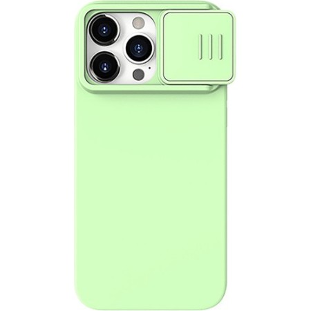 Nillkin CamShield Silky Silicone Case Apple iPhone 15 Pro Max mint