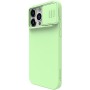 Nillkin CamShield Silky Silicone Case Apple iPhone 15 Pro Max mint