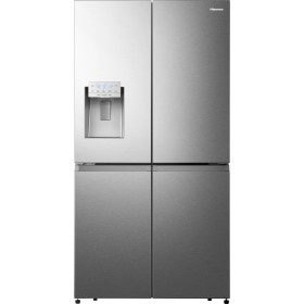 Upgrade your kitchen with the Hisense RQ760N4AIF Side-by-Side Refrigerator, a sleek and spacious appliance designed to keep your