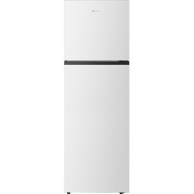 Enhance your kitchen with the Hisense RT327N4AWF Fridge-Freezer, a reliable and stylish appliance designed to cater to the needs