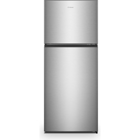 Experience optimal cooling performance and spacious storage with the Hisense RT488N4DC2 Fridge-Freezer in a sophisticated Silver