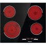 Hisense E6432C hob Black Built-in 60cm Ceramic 4 zones