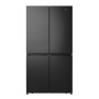 Hisense RQ758N4SAFF side-by-side refrigerator Freestanding 609L E Black