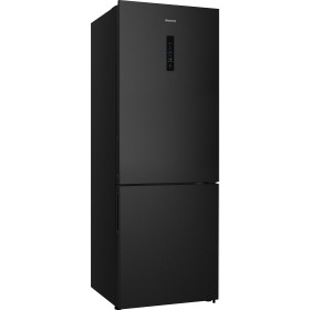 Upgrade your kitchen with the Hisense RB645N4BFE Fridge-Freezer in sleek Black—a stylish and efficient appliance designed to cat