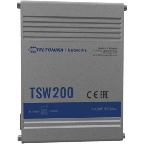 Teltonika PoE+ Switch 8 10/100/1000, 2 SFP Ports: Industrial Power-over-Ethernet Connectivity.