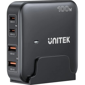 Introducing the Unitek Charge Desktop 100W 4in1 GaN Charger in Black (Model: P1229ABK) – Your Ultimate Charging Station with GaN