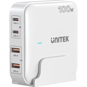 Introducing the Unitek Charge Desktop 100W 4in1 GaN Charger in White (Model: P1229AWH) – Your Ultimate Charging Station with GaN