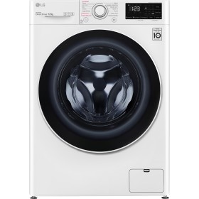 Introducing the LG F4WV312S0E Washing Machine – Powerful Capacity, Efficiency, and Durability in Classic White!