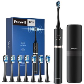 FairyWill Sonic Toothbrush with Head Set and Case FW-P11 (Black) at Best Buy Cyprus. Achieve a Snow-White Smile with FairyWill P