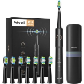 FairyWill Sonic Toothbrush with Head Set and Case FW-E11 (Black) at Best Buy Cyprus. Achieve Optimal Oral Hygiene with FairyWill