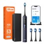 Bitvae Sonic toothbrush with app, tips set, travel case and toothbrush holder S3 (navy blue)