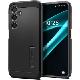 Spigen Tough Armor Case for Samsung Galaxy S24+ - Black: Rugged Protection with Practical Features!