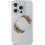 Introducing the Guess Apple iPhone 15 Pro hardcase from the IML Flowers Wreath MagSafe collection – a perfect fusion of minimali
