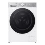 LG D4R9513TPWC washer dryer Freestanding Front-load Silver, White D