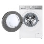 LG D4R9513TPWC washer dryer Freestanding Front-load Silver, White D