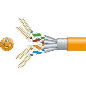 Mercury Cat7 S/FTP LSZH Network Cable 808.050UK. Experience High-Speed Data Transmission and Safety in One Cable.