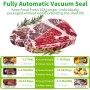 Full Automatic Food Vacuum Sealer LED with 1 Roll + 5 Sealer Bags