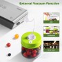 Powerful 2-Pump Vacuum Sealer with 2X Suction Ideal for Dry & Wet Foods