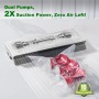 Powerful 2-Pump Vacuum Sealer with 2X Suction Ideal for Dry & Wet Foods