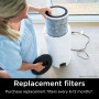 Shark Air Purifier Replacement Filter with Anti-Allergen True HEPA + Microban