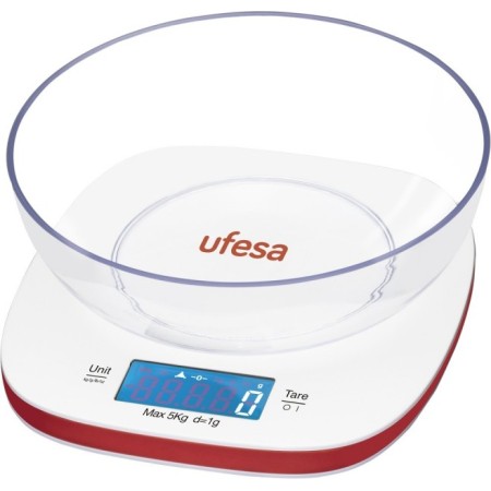 Ufesa BC1450 Digital Kitchen Scale with Plastic Bowl: Precision for Perfect Cooking.