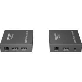 This is an HDMI point-to-point extender kit, it can realize zero-latency transmission. The 4K@60Hz HDMI signal can be extended b