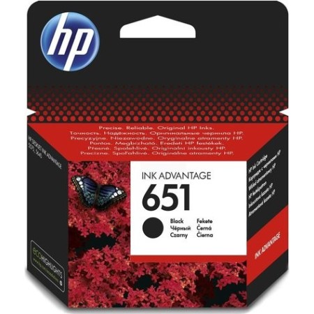 HP 651 Black Original Ink Advantage Cartridge