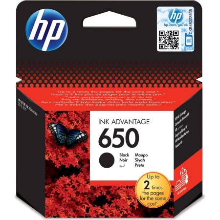 HP 650 Black Original Ink Advantage Cartridge