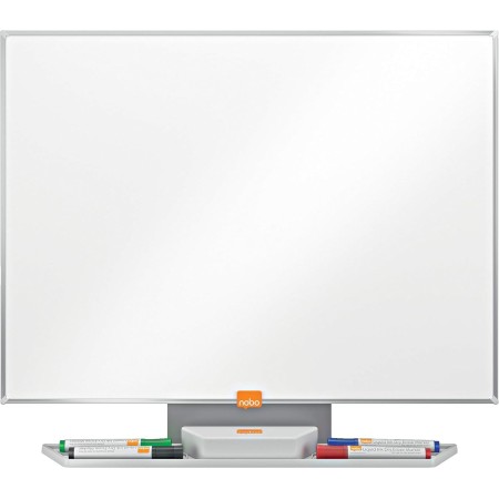 Nobo Classic Steel Magnetic Dry Wipe Whiteboard, 600 x 450 mm