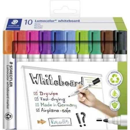 Staedtler Lumocolor Whiteboard Marker Pack of 10