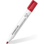 STAEDTLER 351-2 Lumocolor Whiteboard Marker Bullet Tip - Red (Box of 10)