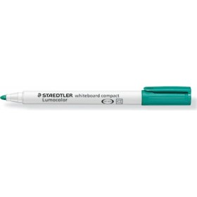 STAEDTLER Lumocolor Compact 341-4 Whiteboard Marker - Green (Pack of 10)