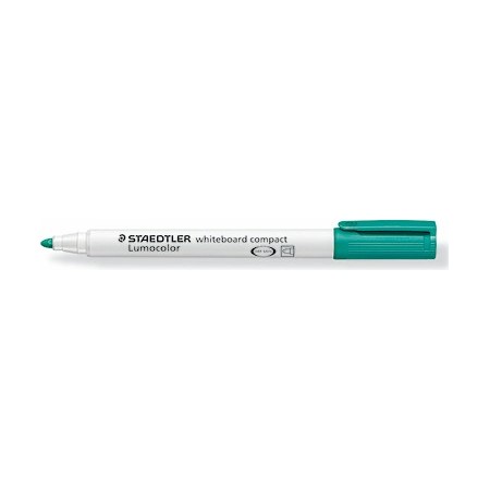 STAEDTLER Lumocolor Compact 341-4 Whiteboard Marker - Green (Pack of 10)