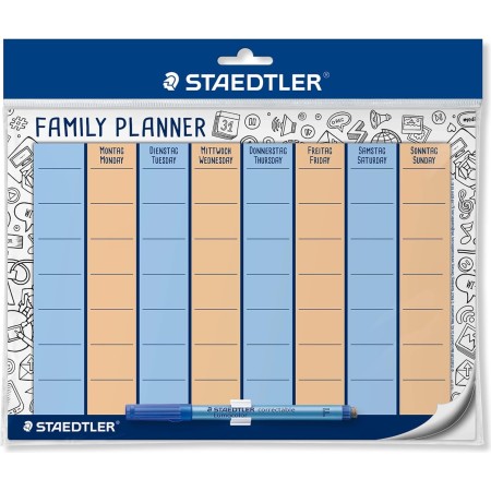 STAEDTLER Lumocolor Reusable Family Planner DIN A4