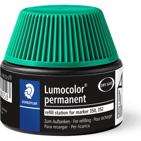 STAEDTLER Lumocolor 488 50 Permanent Marker Refill for 350/352 Green