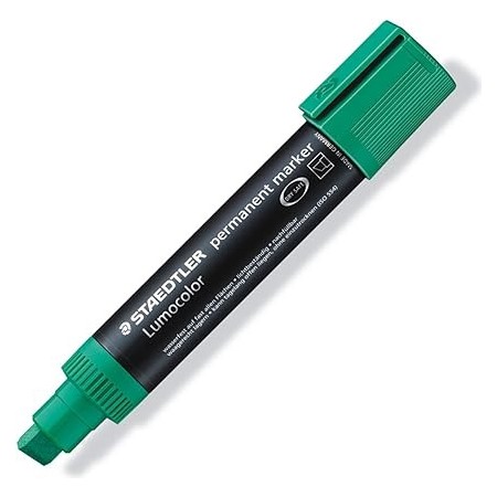 Staedtler Green 385-5 Lumocolor Permanent Chisel Wide Marker