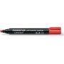 Staedtler Red 385-2 Lumocolor Permanent Chisel Wide Marker